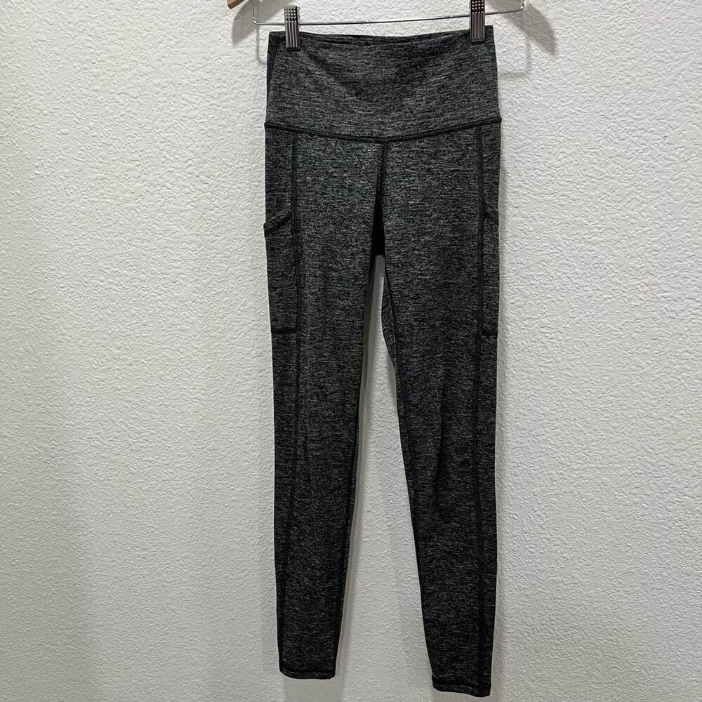 Aerie Women's Chill Play Move Leggings Heather Gray High Rise XS